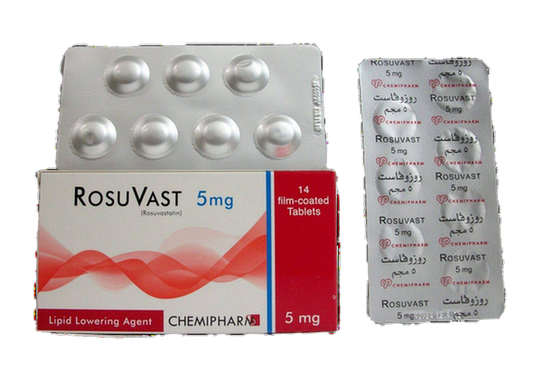 ROSUVAST 5 MG 14 TAB