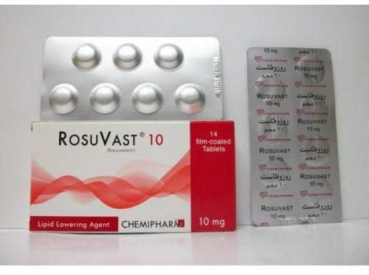 ROSUVAST 10 MG 14 TAB