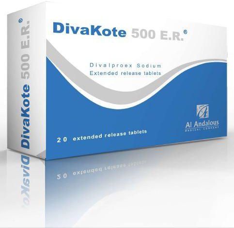 DIVAKOTE 500MG E.R 20 TAB