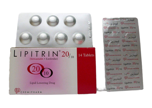 LIPITRIN 20 / 10 MG 14 TAB