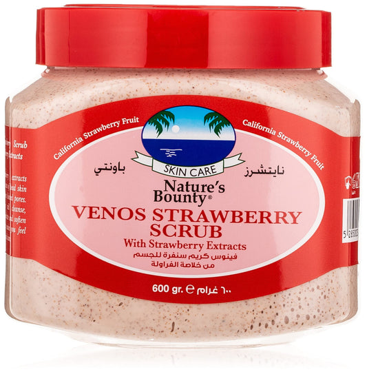 Natures Bounty Venos Strawberry Scrub 300Ml