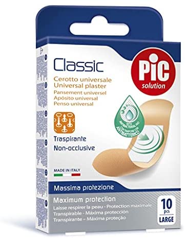 PIC CLASSIC PLASTER ANTI BAC LARGE 10 PCS