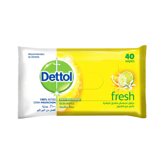 DETTOL FRESH 10 WIPES مناديل معقمة
