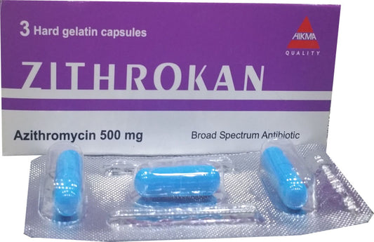 زيثروكان 500 مجم 3 كبسولات