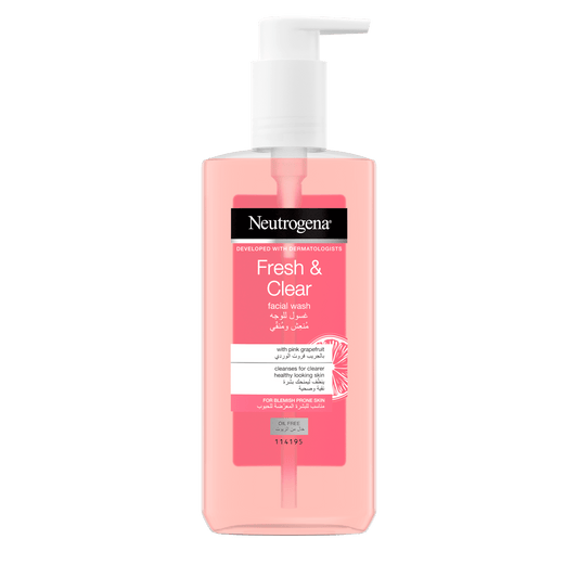 NEUTROGENA FRESH&CLEAR FACIAL WASH PINK 200ML