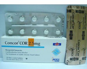 CONCOR-COR 2.50MG 30TAB