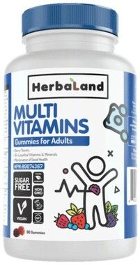 فيتامينات متعددة للبالغين من هيربالاند، 60 علكة
