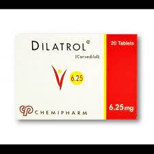 DILATROL 6.25 MG 30 TAB