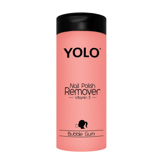 YOLO NAIL POLISH REMOVER BUBBLE GUM 135ML