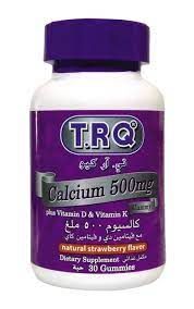 Trq Calcium 500 Mg 30 Gumees