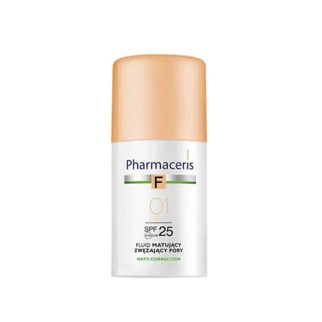 فارماسيريس سائل مطفي عاجي 01 SPF25 30 مل