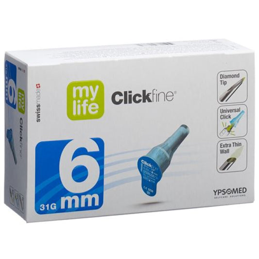 MYLIFE CLICKFINE 6MM/31G سن قلم انسولين