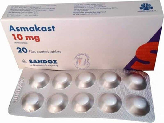 أسماكاست 10 ملغ 20 قرص