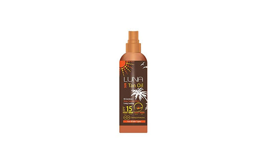 LUNA SUN TAN OIL DEEP TANNING SPF15 200ML
