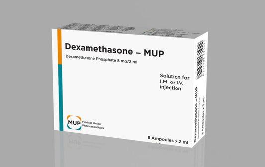 Dexamethasone - Mup 8 Mg 5 Amp 2 Ml المهن