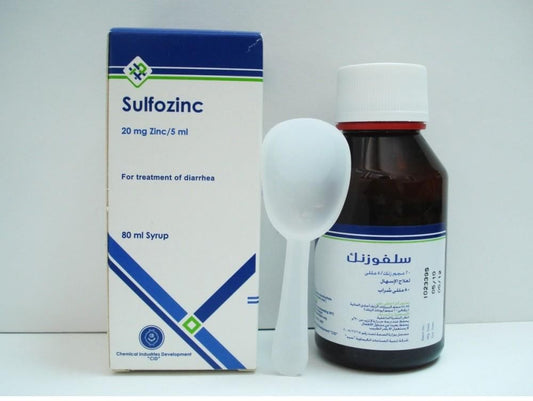 SULFOZINC 20 MG 5 ML 80 ML SYRUP