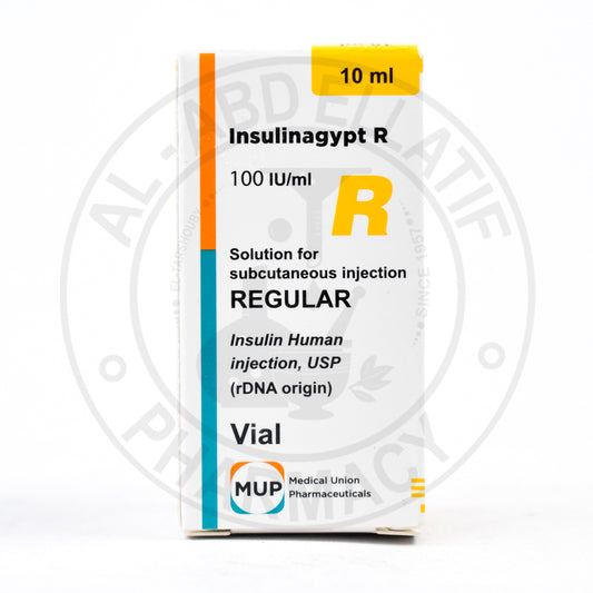 INSULINAGYPT (R) 100 IU/ML 10 ML