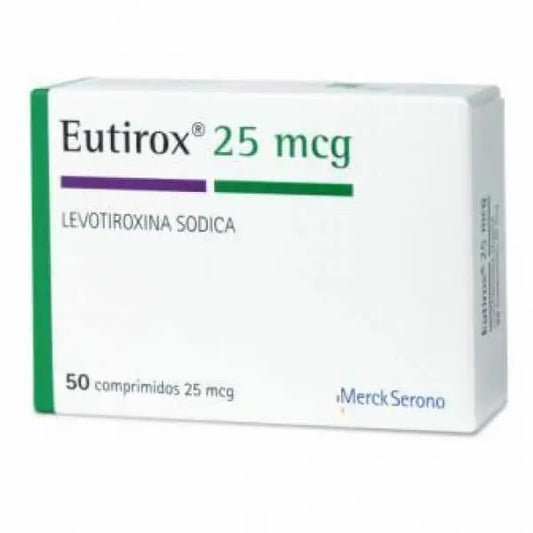 EUTHYROX 25 MCG 50 TAB