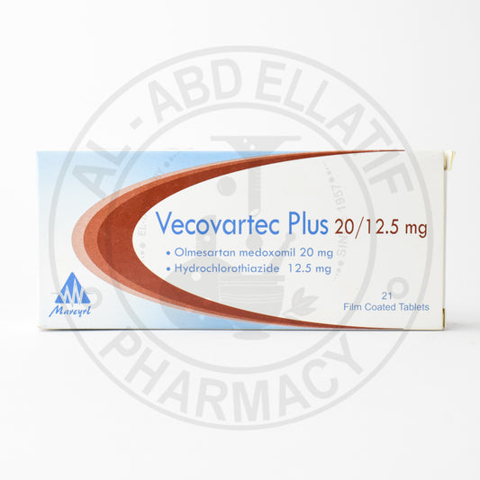 VECOVARTEC PLUS 20/12.5MG 21TAB