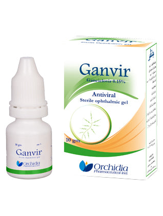 GANVIR 0.15 ANTIVIRAL STERILE OPHTHALMIC GEL 10 GM