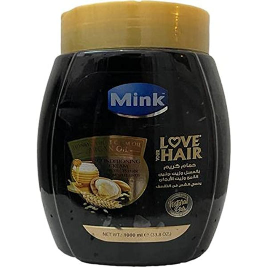 Mink Conditioning Cream(HoneyArgan Oil) 1000Ml