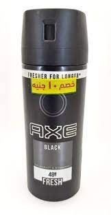 AXE BODY SPRAY (BLACK) 150ML وفر10ج