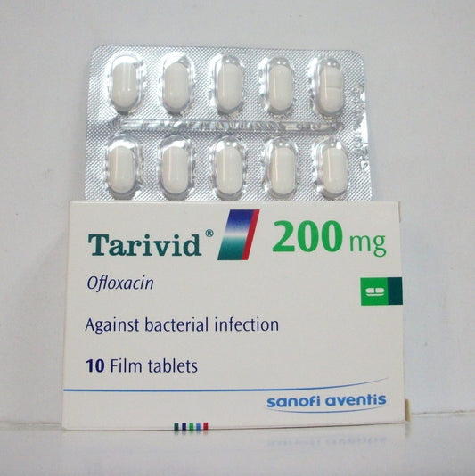 TARIVID 200 MG 10 TAB