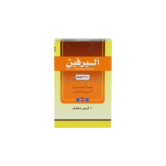 ALLERFEN 180 MG 20 TAB