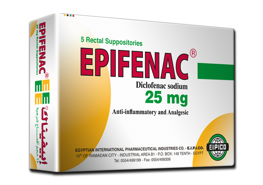 Epifenac 25 Mg 5 Supp