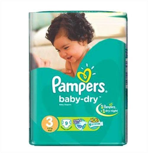 PAMPERS (3) MIDI (4-9KG) 9PCS ميدي