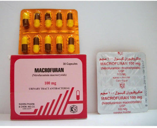 MACROFURAN 100 MG 30 CAP