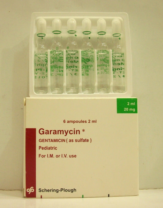 Garamycin 20 Mg / 2 Ml 6 Amp