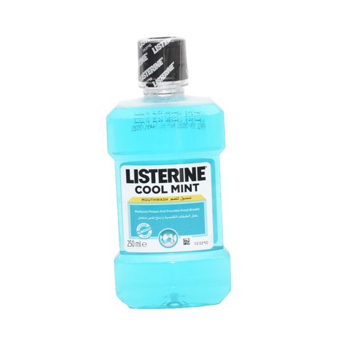 LISTERINE MOUTH WASH COOL MINT 250 ML ازرق