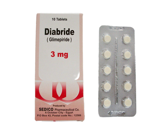 DIABRIDE 3MG 10TAB