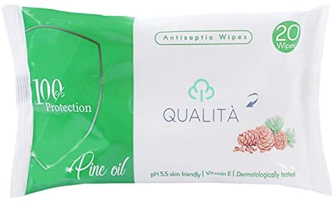 QUALITA WIPES PINE OIL 20WIPES