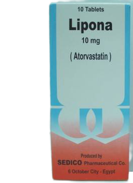 LIPONA 10 MG 10 TAB