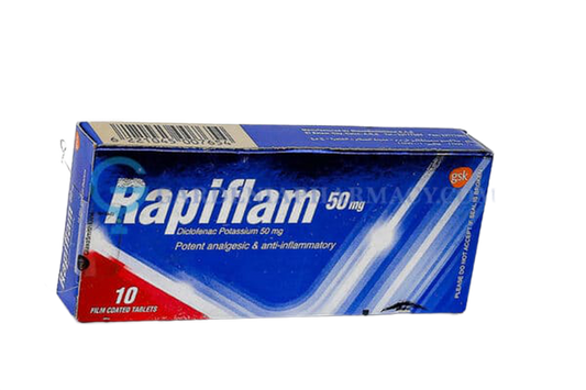 RAPIFLAM50 MG 10TAB