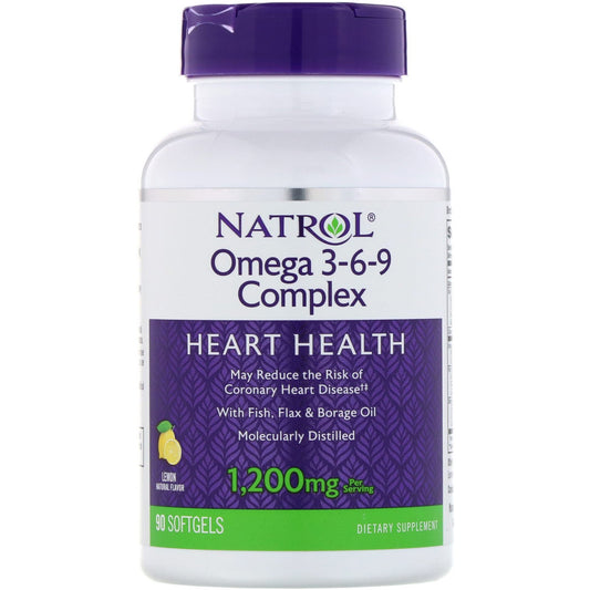 Natrol Omega 3-6-9 Complex 1200Mg 90Cap