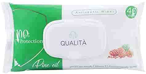 QUALITA WIPES PINE OIL 40WIPES
