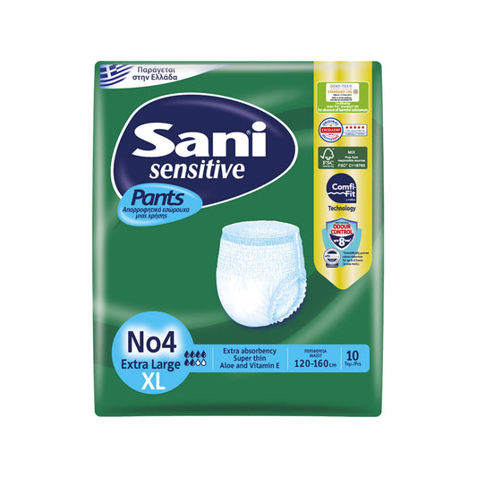 Sani Sensitive Pants X Large 10Pcs