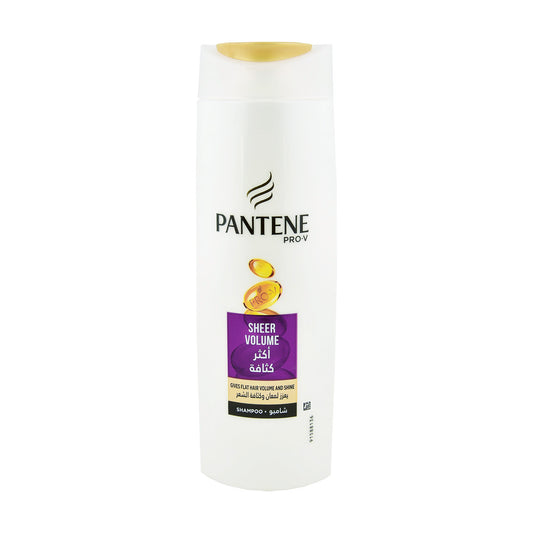 PANTENE SHAMPOO SHEER VOLUME 400 ML أكثر كثافه