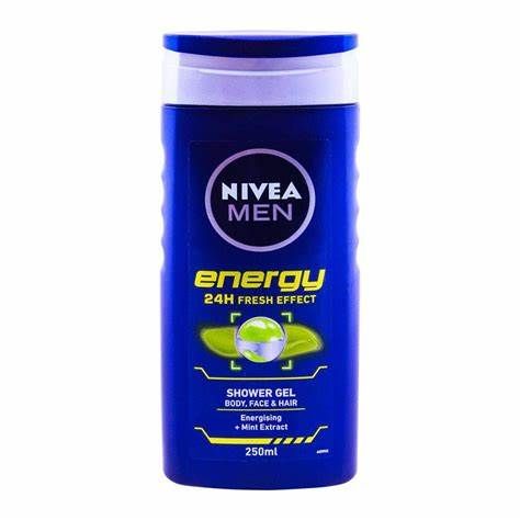 NIVEA MEN SHOWER GEL 24H ENERGY 250ML