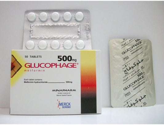 GLUCOPHAGE 500MG 50TAB