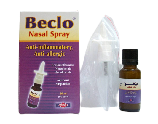 BECLO NASAL SPRAY 200 DOSE INHALER
