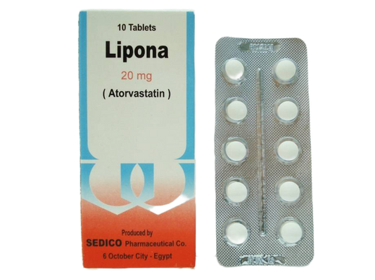 LIPONA 20 MG 10TA