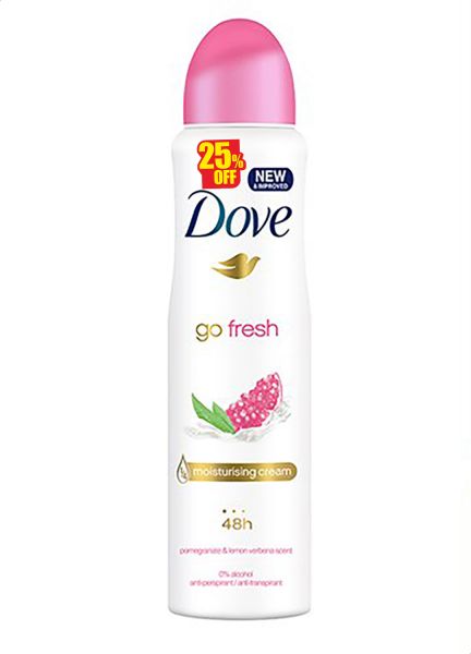بخاخ مزيل العرق دوف (جو فريش بوميج) 150 مل خصم 25