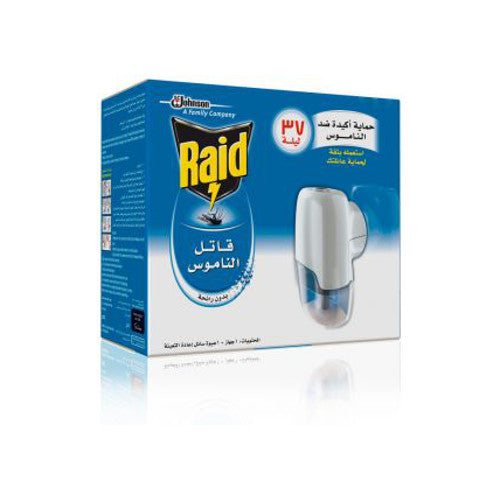 RAID HEATER ODORLESS LUQUID REFILL 37 NIGHT جهاز