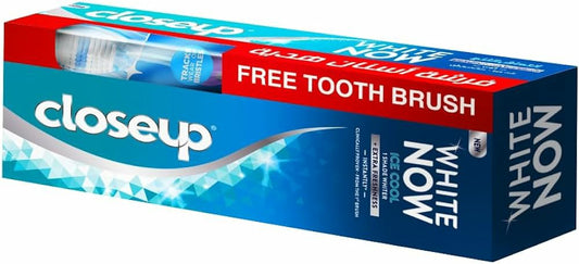 CLOSE UP WHITE NOW ICE COOL 75 ML + فرشاة هدية