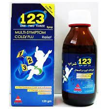 ONE TWO THREE 1 2 3 SYRUP 120ML