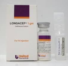 LONGACEF 1 GM IV 1 AMP